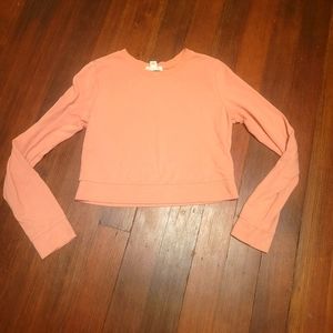Forever 21 long sleeve crop top